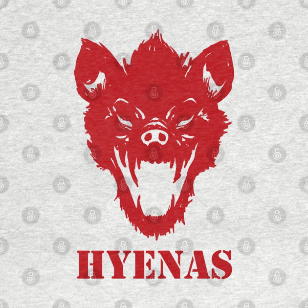 Hyenas (red) by cabinboy100